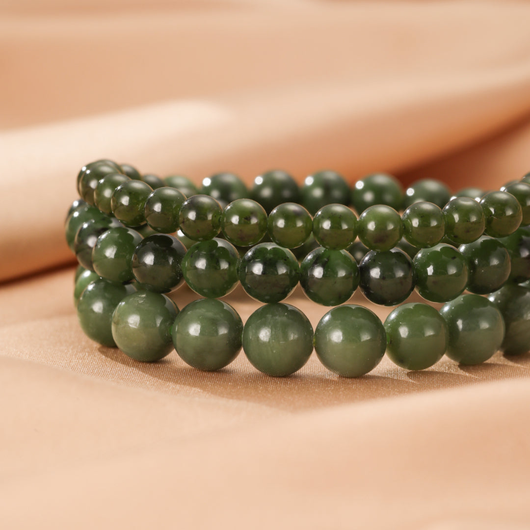 Green Jade Bracelet – Echoes of Serenity