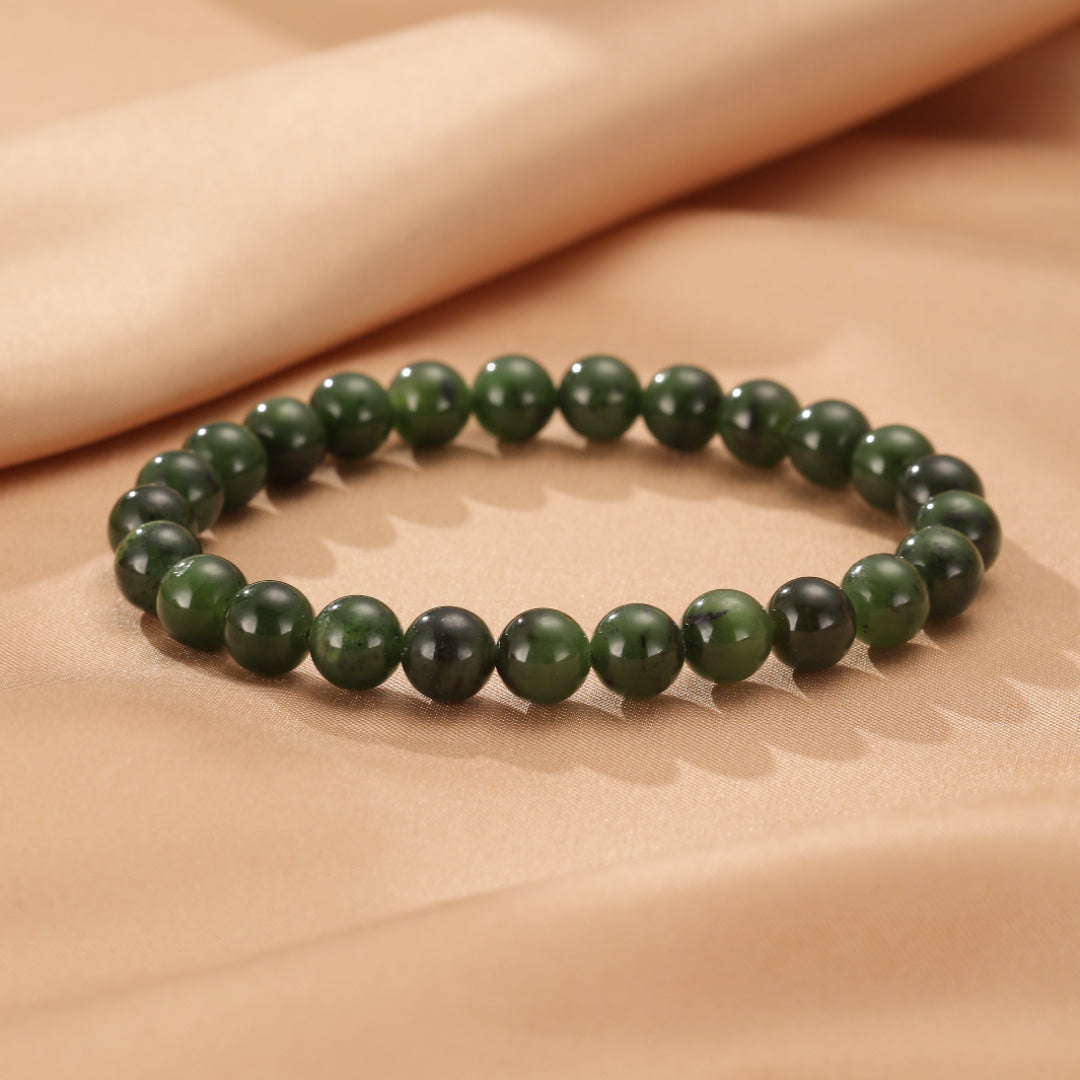 Green Jade Bracelet – Echoes of Serenity