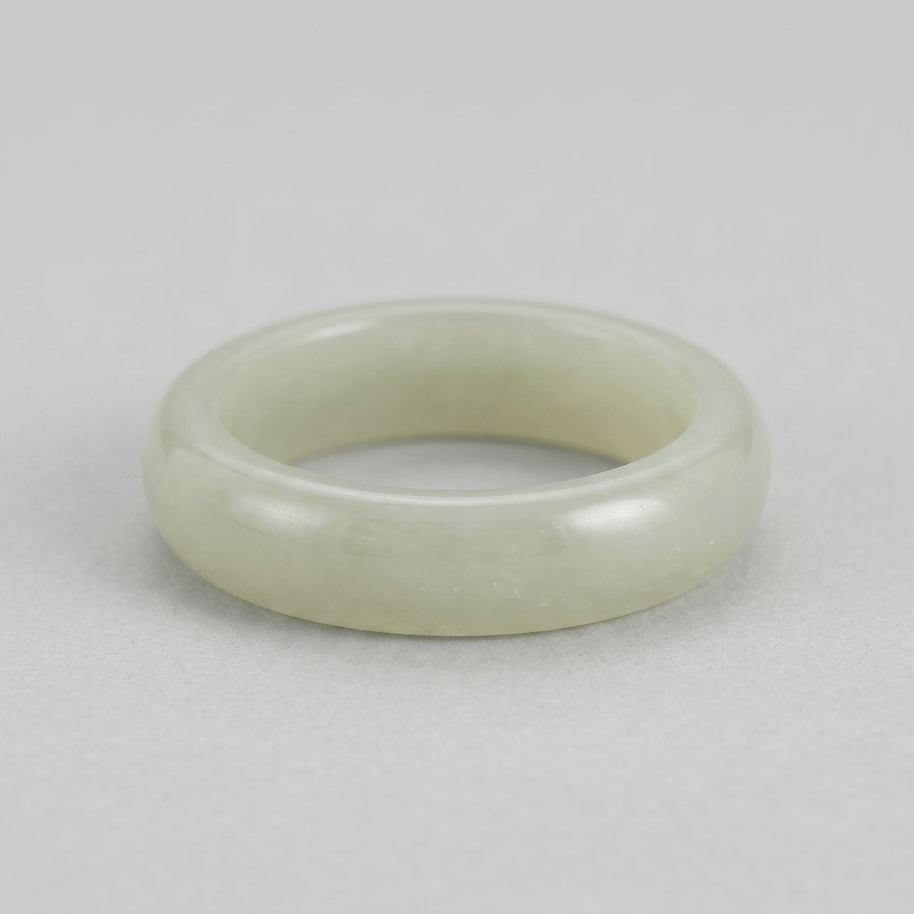 Year Round — Green Jade Band Ring