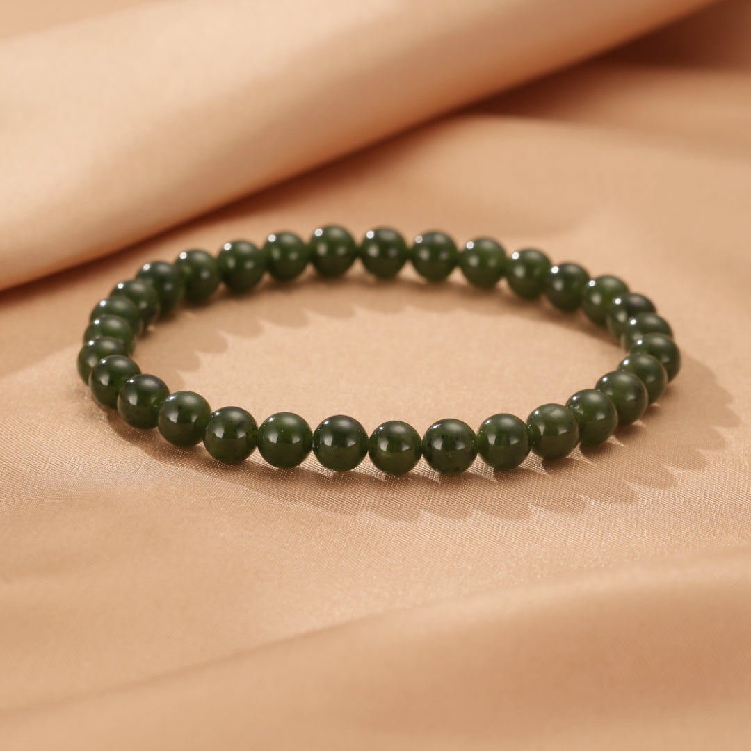 Green Jade Bracelet – Echoes of Serenity