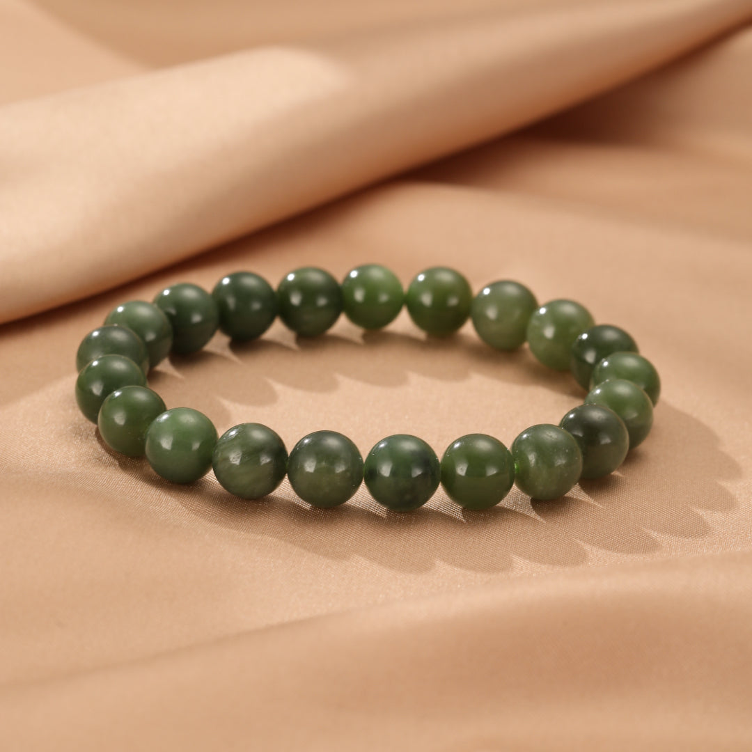 Green Jade Bracelet – Echoes of Serenity