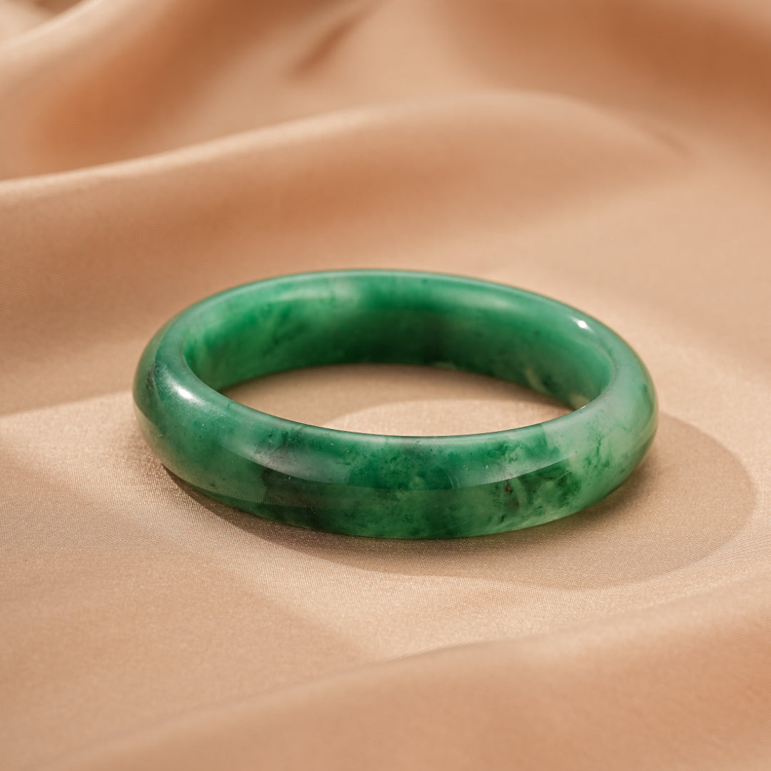 Jade Bangle Bracelet – Gentle Awakening