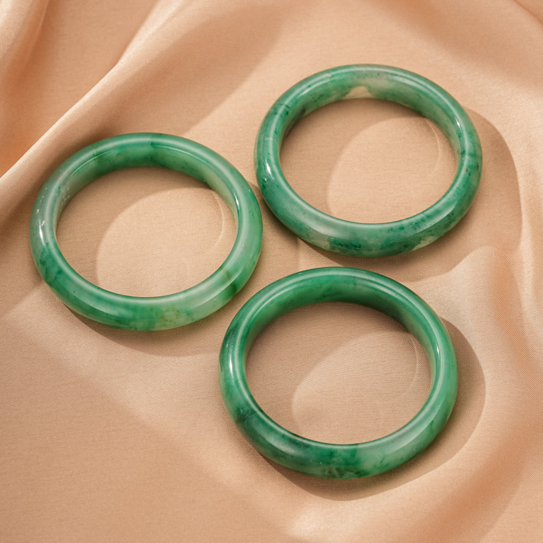 Jade Bangle Bracelet – Gentle Awakening