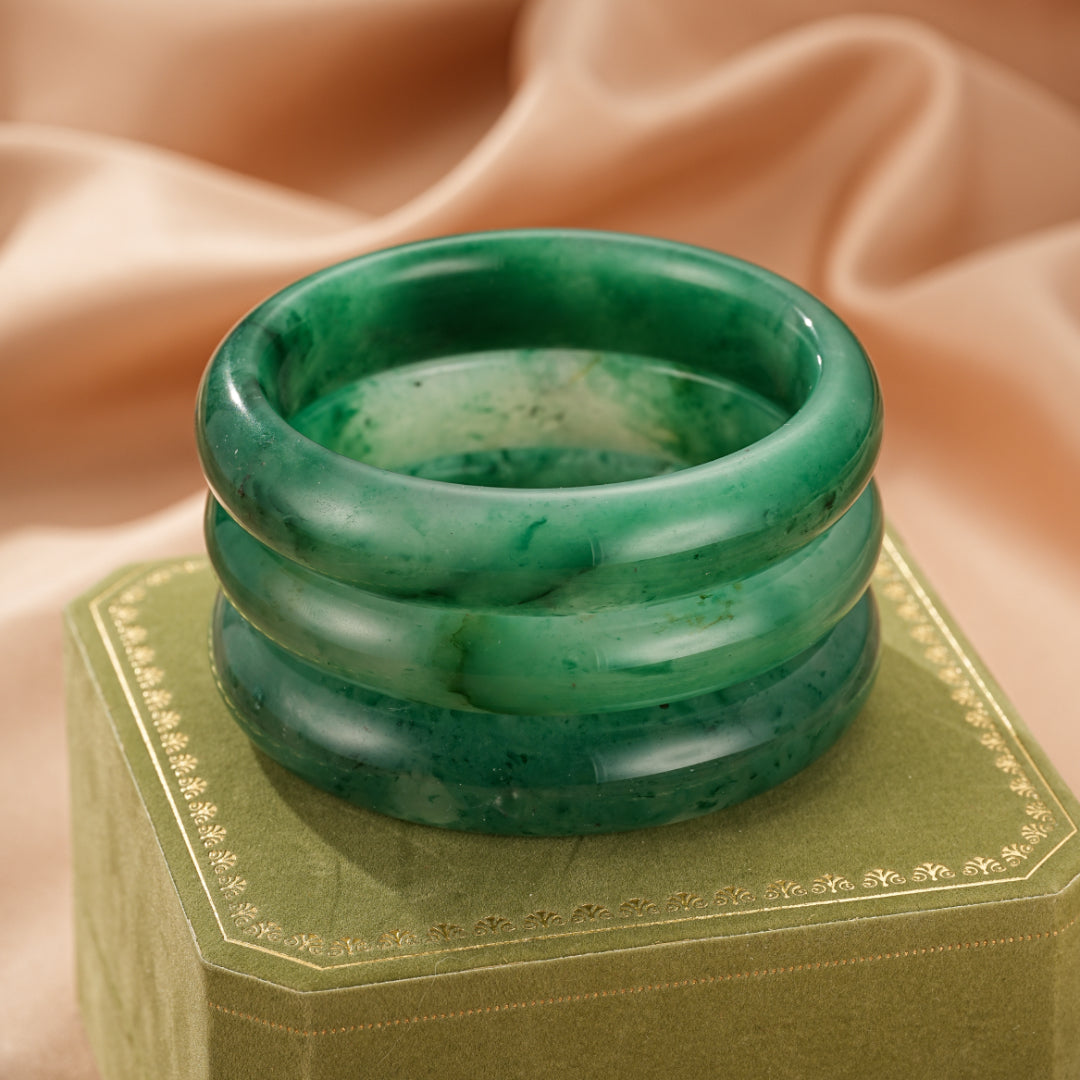 Jade Bangle Bracelet – Gentle Awakening